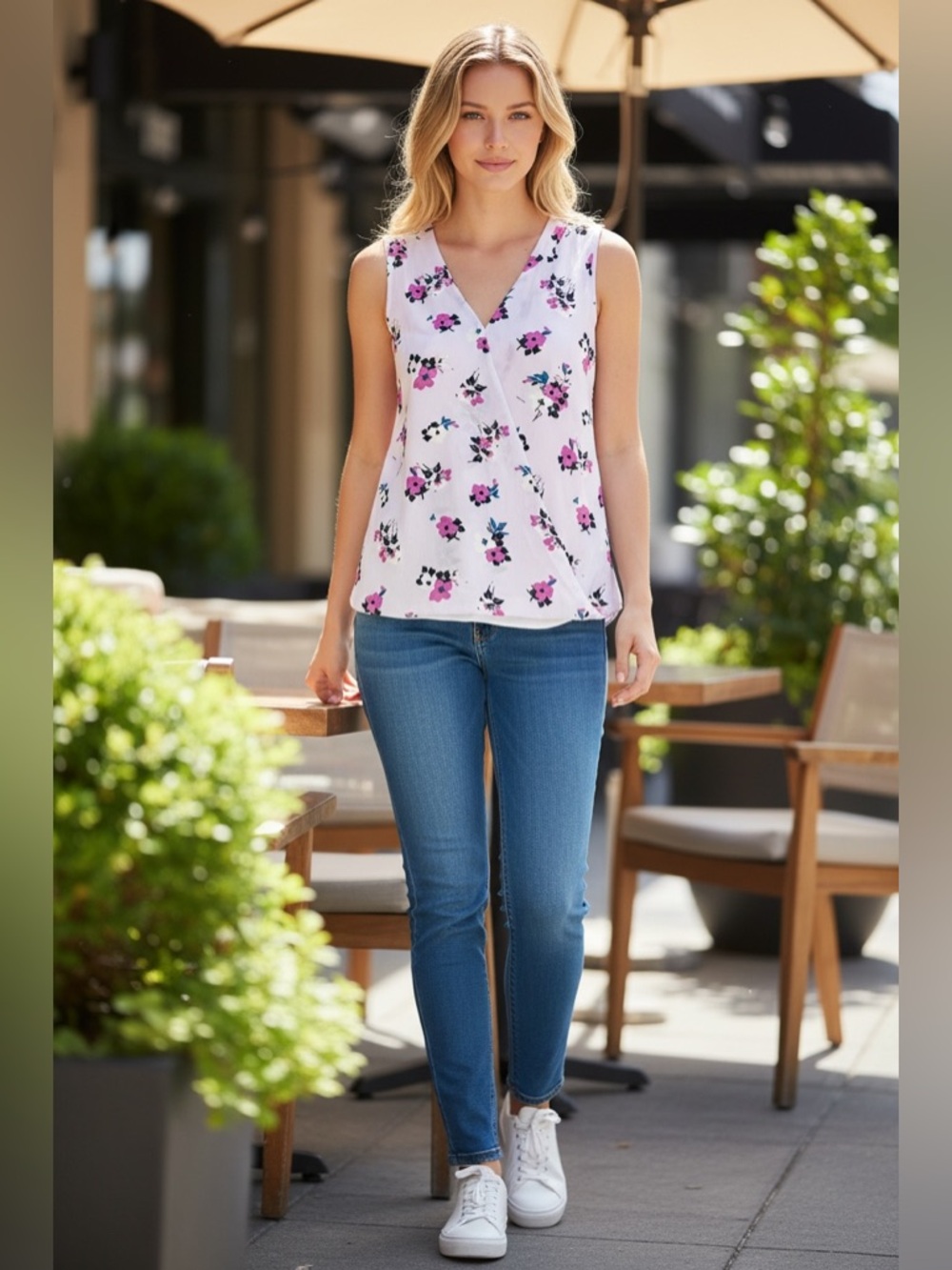 41 Hawthorn Clearwater Mixed Material Blouse Light Purple Size Small NWT